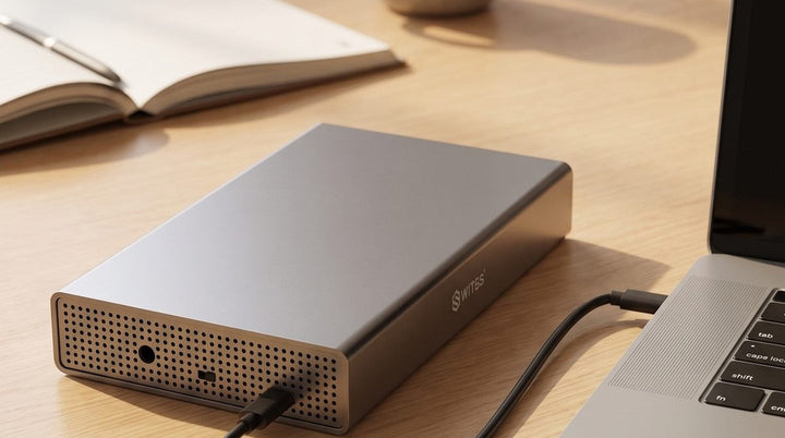3,5-inch desktopschijf aansluiten op je laptop (met of zonder voeding)