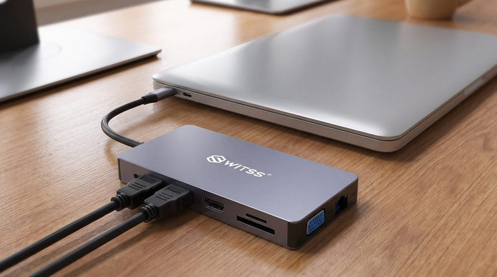 Laptop aansluiten op 2 monitoren: complete gids via een USB-C hub