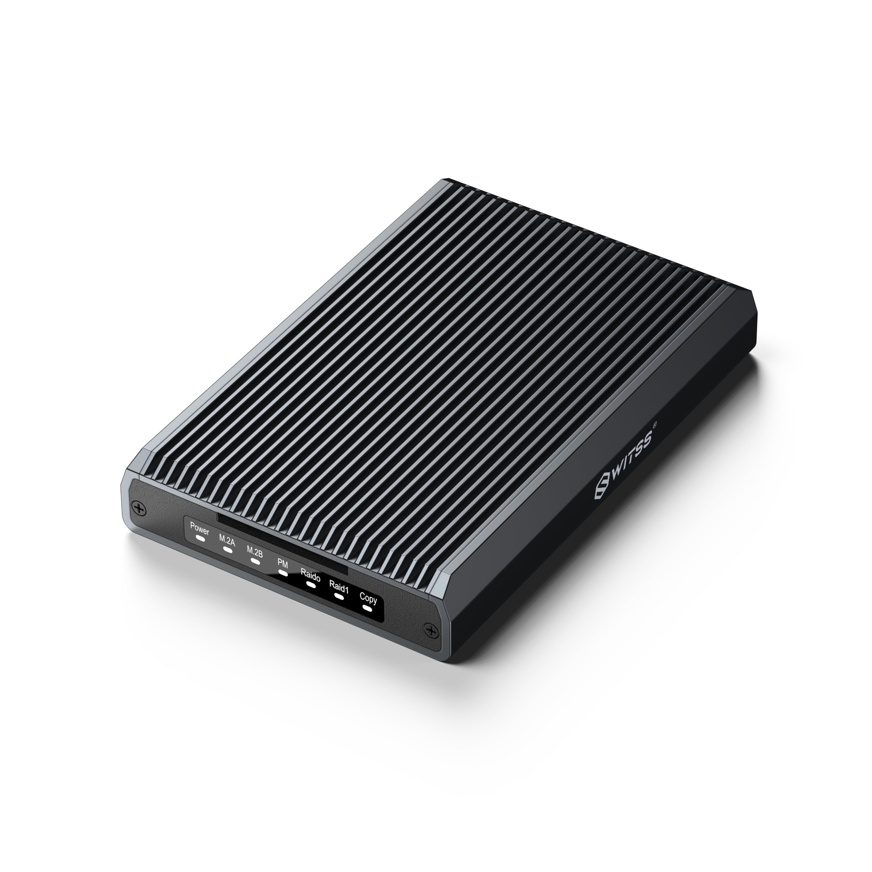 Switss® – RAID Dual-Bay M.2 SSD Behuizing – USB-C 3.2 Gen 2 (20 Gbps)