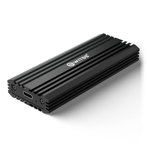 Switss® M.2 SSD-behuizing 20 Gbps van aluminium met koelribben