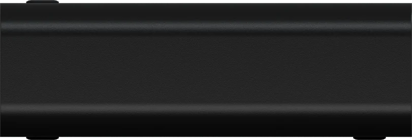 Side view of the enclosure, 126 mm deep and 41 mm high