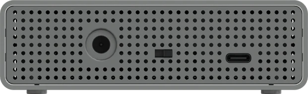 Vooraanzicht van de behuizing, 113 mm breed